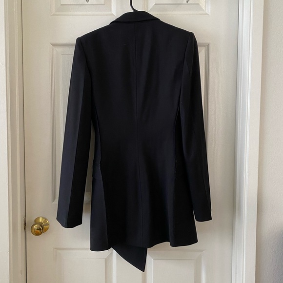 Helmut Lang black wool blazer coat XS - Picture 3 of 6